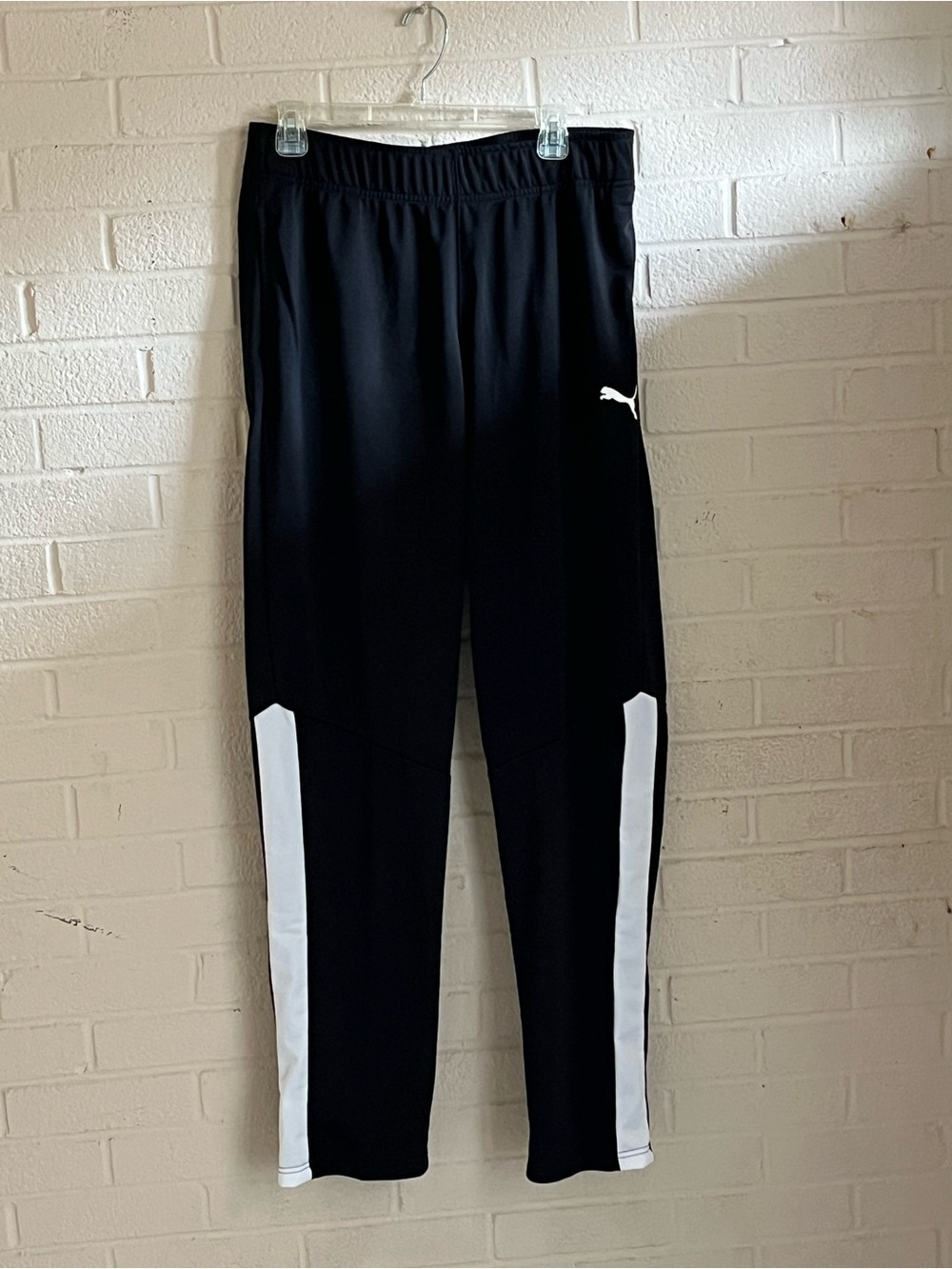 Puma Black and White Joggers